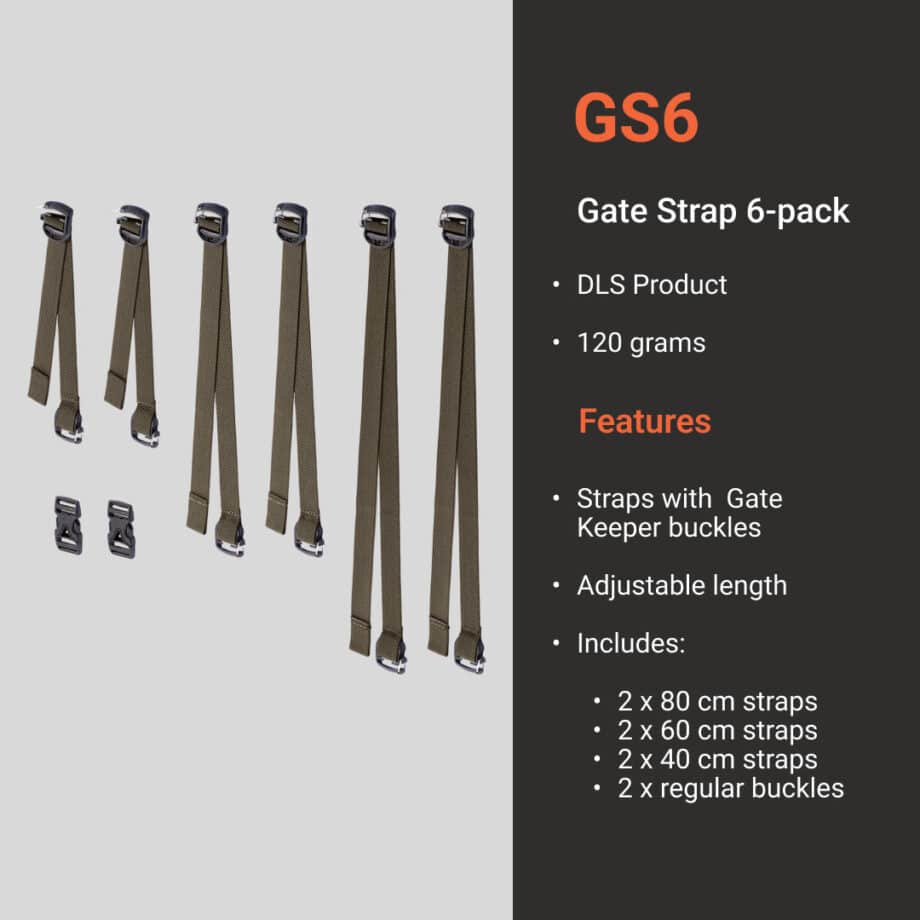 Vorn GS6 Gate Strap 6-pack